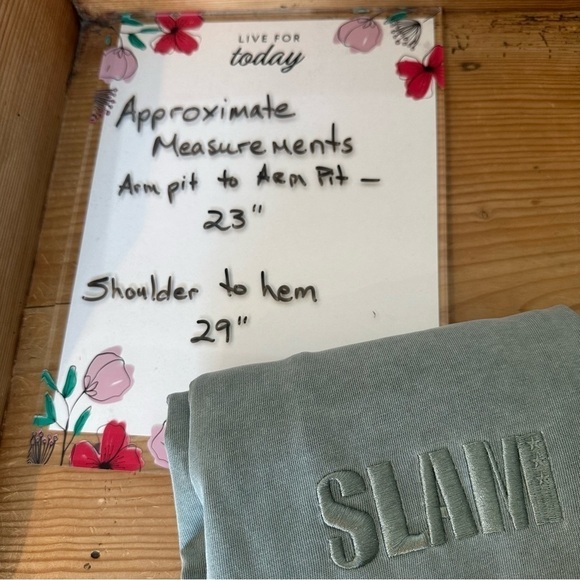 Slam embroidered green t-shirt - Picture 6 of 6